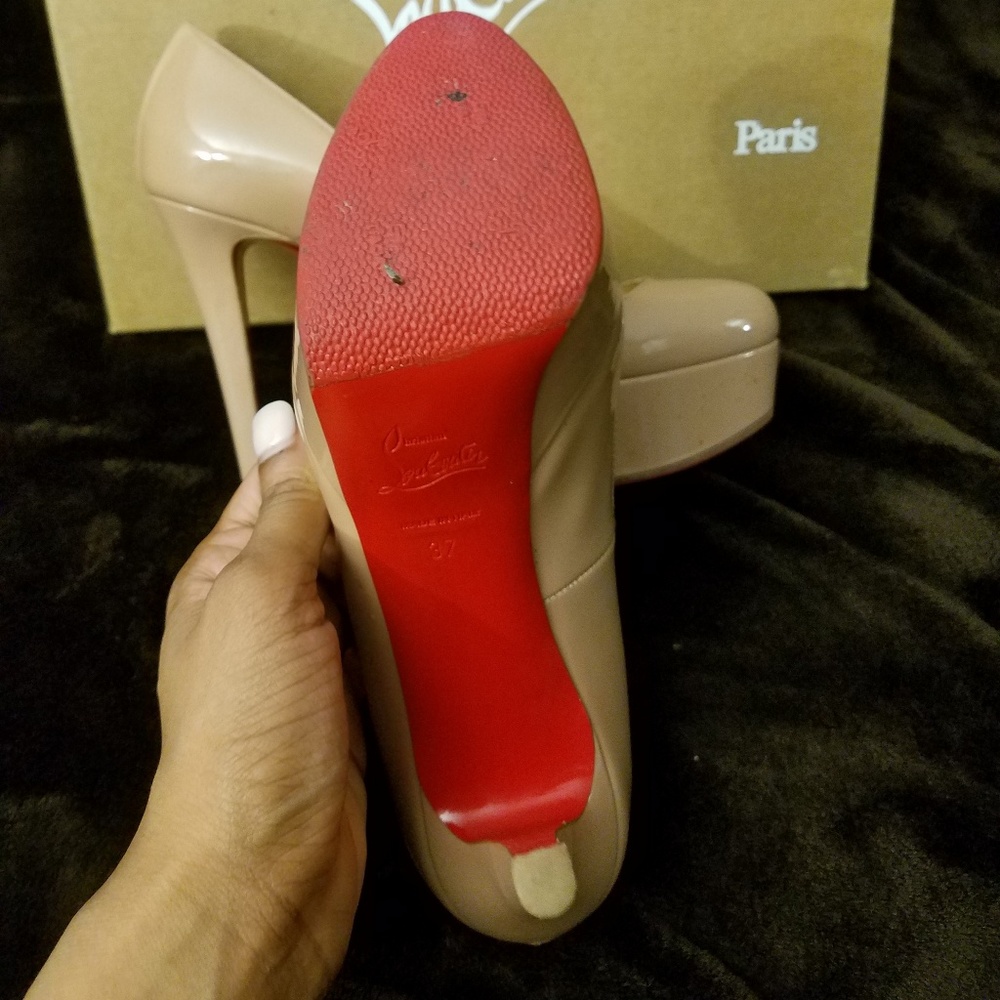 Christian Louboitin Bianca Platform Pumps - Picture 3 of 3